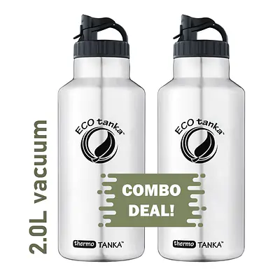 ecotanka thermoTANKA 2.0L with Mega PP Lid – TWIN PACK primary image