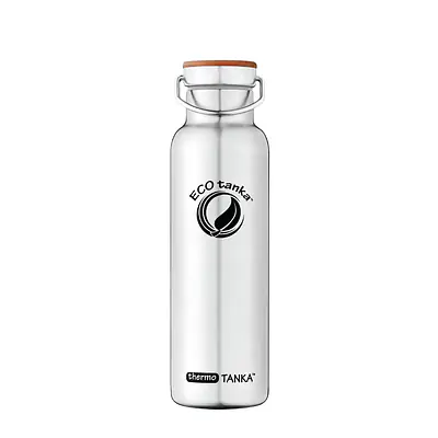 ecotanka thermoTANKA 600ml – Stainless Steel Bottle with Bamboo Lid primary image