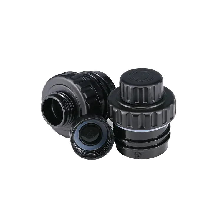 ecotanka ScrewTOP Lid, durable BPA-free plastic screw-top lid with silicone seal, lightweight and leak-resistant, compatible with most ecotanka bottles and interchangeable with common supermarket soda bottle caps.