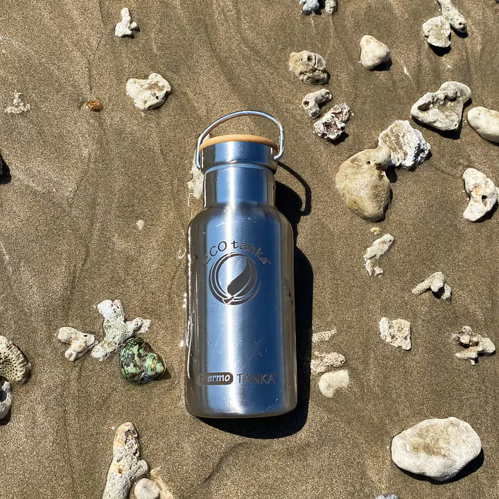 ecotanka 350ml thermoTANKA Bottle with S.S. Bamboo Lid - Master