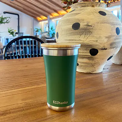 ecotanka 350ml UrbanGo Cup with Bamboo & Stainless Steel Lid secondary image