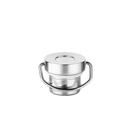 ecotanka Stainless Steel Modern Lid (SSM), made from 100% pure 304 stainless steel with LFGB standard silicone seal, sleek modern design, BPA-free, durable, and compatible with 350ml–1200ml ecotanka bottles.
