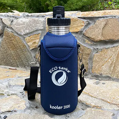 ecotanka megaTANKA 2.0L with Mega PP Lid & Kooler Cover (Dark Blue) – Combo Deal secondary image