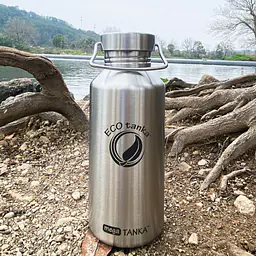 ecotanka thermoTANKA 2.0L with Mega Stainless Steel Lid & Kooler Cover – Dark Blue Combo - Master